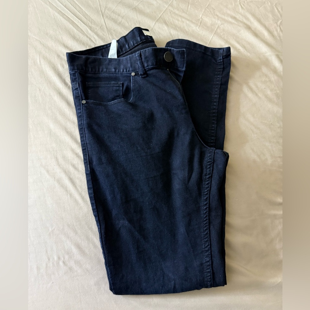 PERRY ELLIS PORTFOLIO JEANS MENS CASUAL STRETCH DARK‎ WASH DENIM SLIM Size 30X32